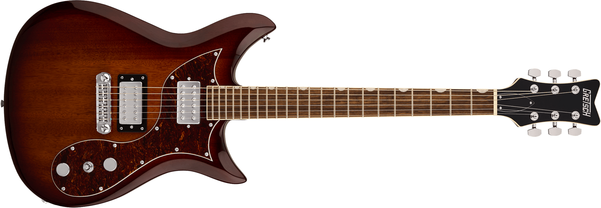 Gretsch Cvt Dc Wraparound Electromatic 2h Ht Lau - Havana Burst - Double Cut E-Gitarre - Main picture