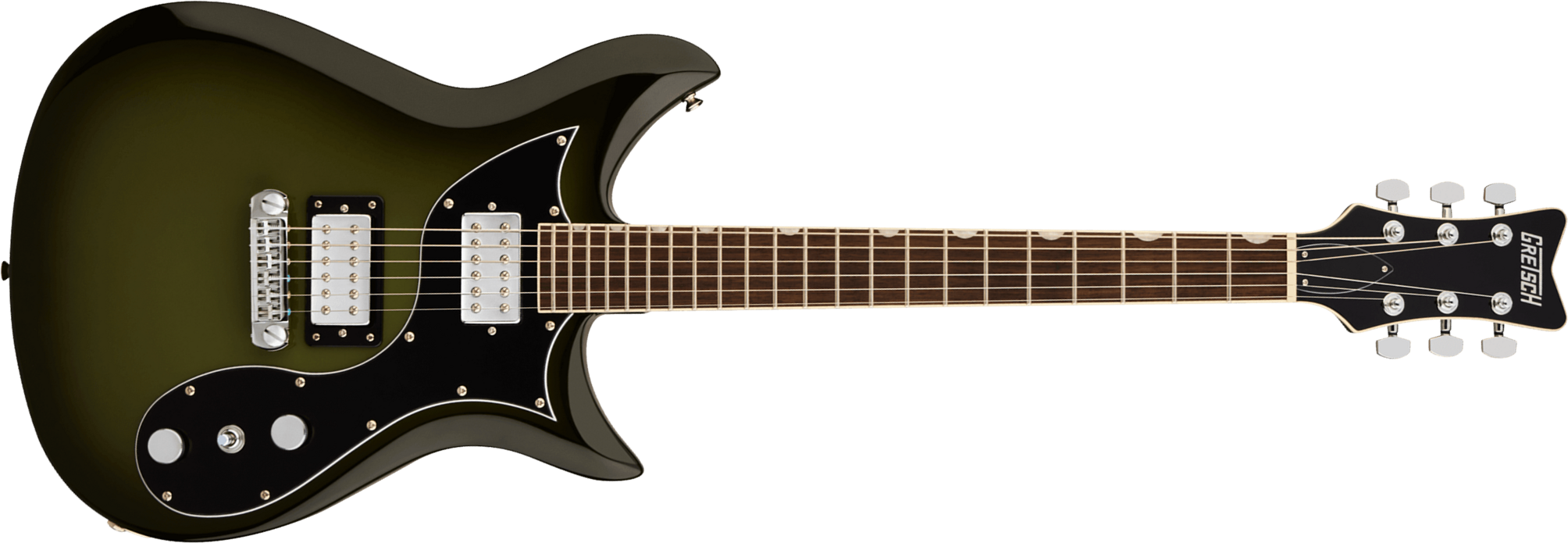 Gretsch Cvt Dc Wraparound Electromatic 2h Ht Lau - Wychwood - Double Cut E-Gitarre - Main picture