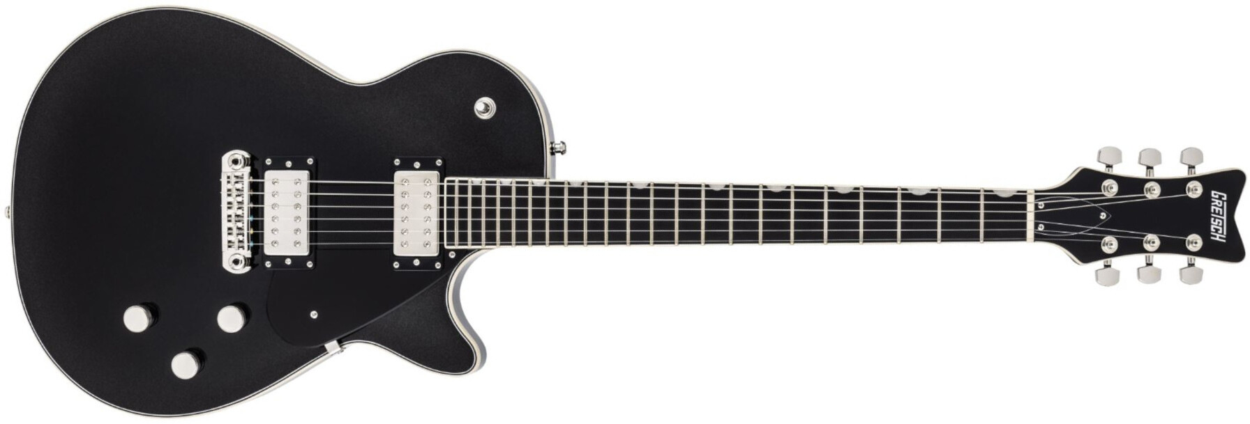 Gretsch Electromatic Premier Jet 2h Ht Eb - 18/03 - Onyx Storm - Single-Cut-E-Gitarre - Main picture