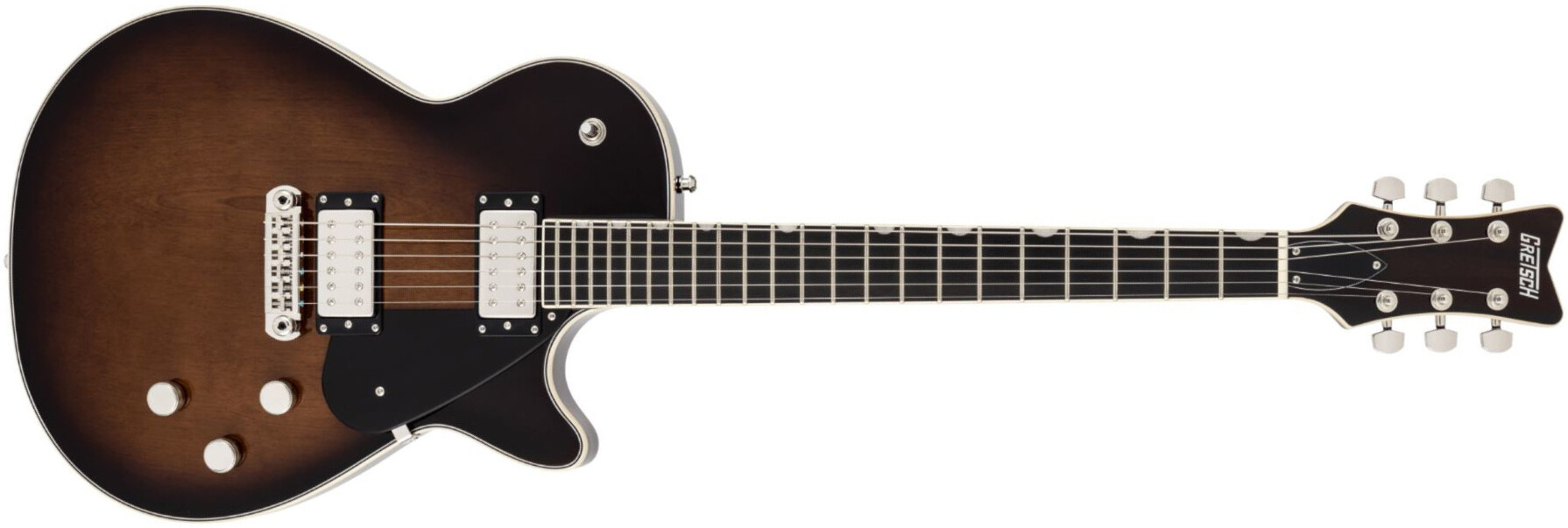 Gretsch Electromatic Premier Jet 2h Ht Eb - 18/03 - Robusto Burst - Single-Cut-E-Gitarre - Main picture