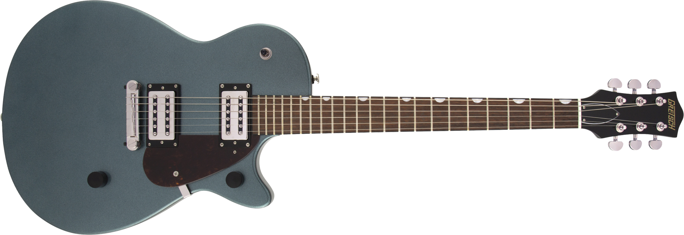 Gretsch G2210 Streamliner Junior Jet Club Hh Ht Lau - Gunmetal - Single-Cut-E-Gitarre - Main picture