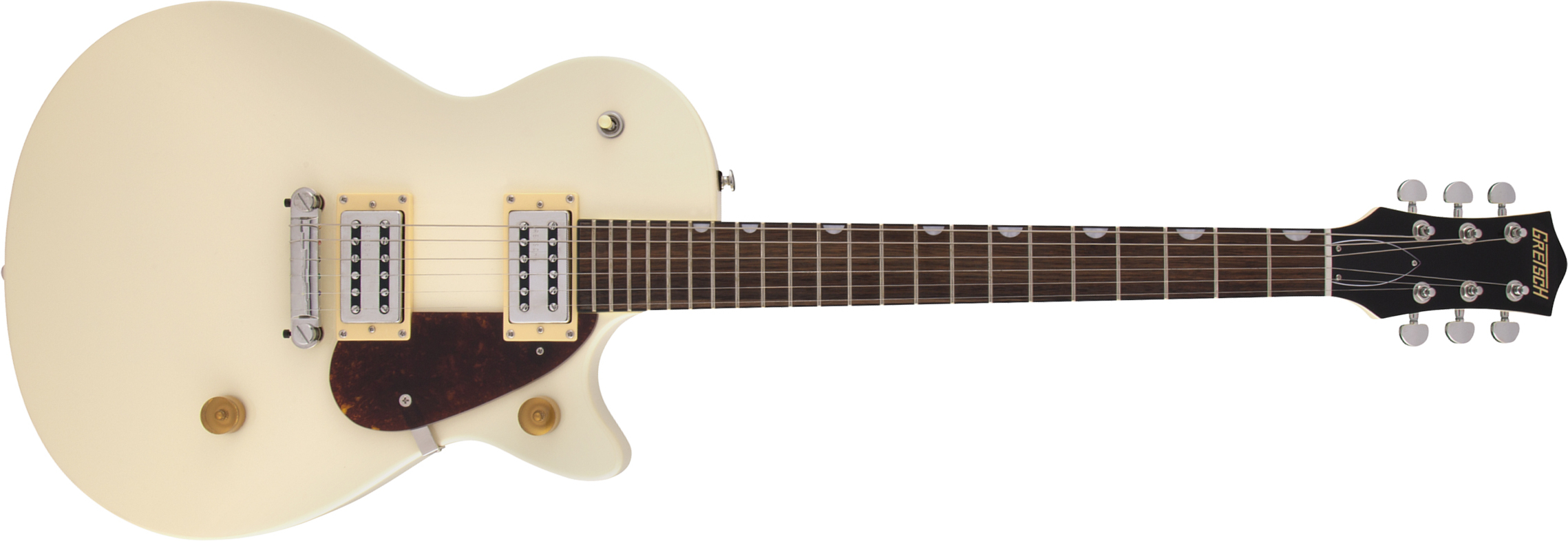 Gretsch G2210 Streamliner Junior Jet Club Hh Ht Lau - Vintage White - Single-Cut-E-Gitarre - Main picture