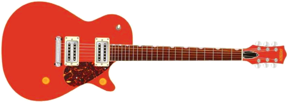 Gretsch G2217 Streamliner Junior Jet Club Ltd Hh Ht Lau - Fiesta Red - Single-Cut-E-Gitarre - Main picture