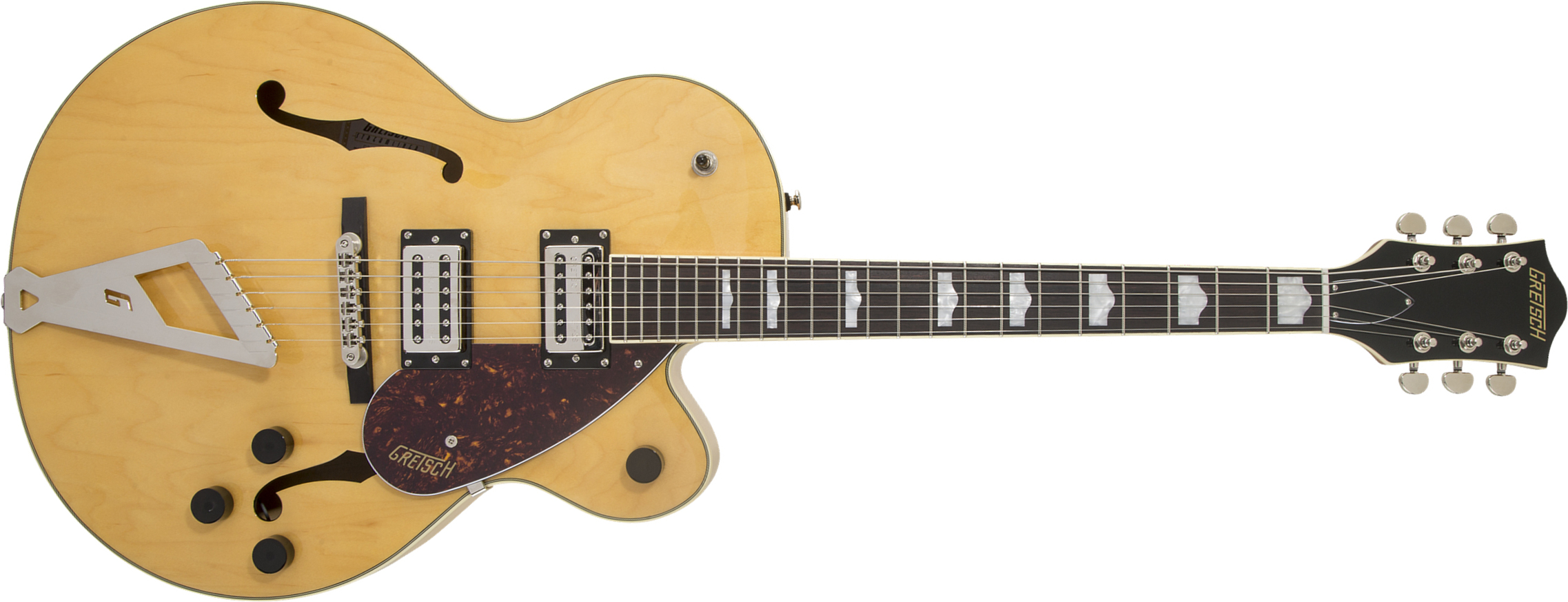 Gretsch G2420 Streamliner Hollow Body With Chromatic Ii Hh Ht Lau - Village Amber - Semi-Hollow E-Gitarre - Main picture