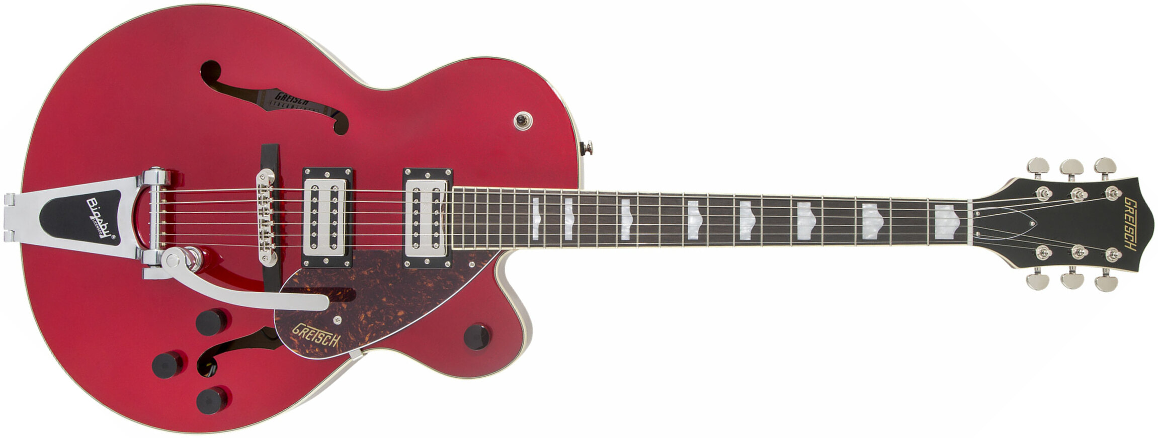 Gretsch G2420t Streamliner Hollow Body Bigsby Hh Trem Lau - Candy Apple Red - Semi-Hollow E-Gitarre - Main picture