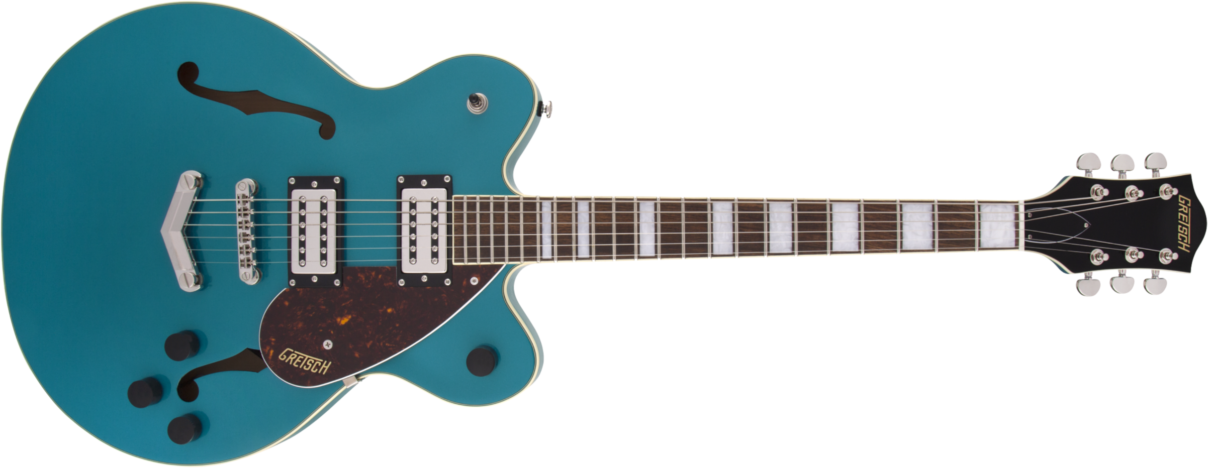 Gretsch G2622t Streamliner Center Block Jr Bigsby Hh Trem Lau - Ocean Turquoise - Semi-Hollow E-Gitarre - Main picture