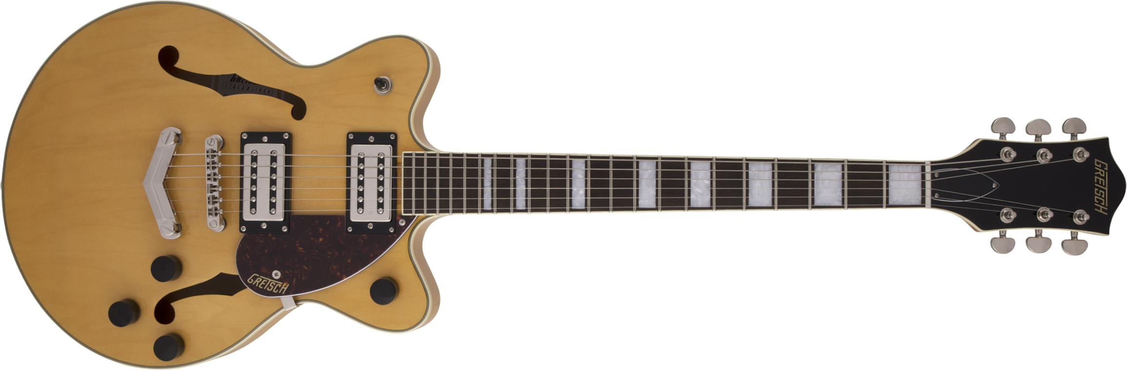 Gretsch G2655 Streamliner Center Block Jr Stoptail Hh Ht Lau - Village Amber - Semi-Hollow E-Gitarre - Main picture