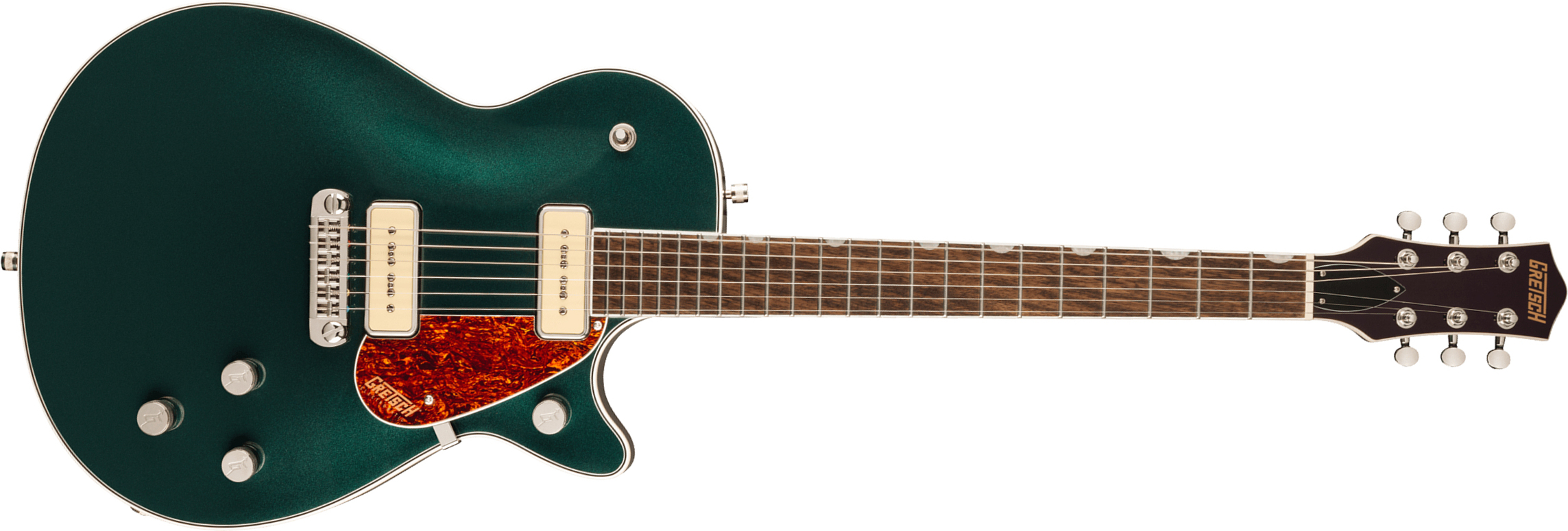 Gretsch G5210-p90 Jet Two 90 Singlecut Wraparound Electromatic 2s Ht  Lau - Cadillac Green - Single-Cut-E-Gitarre - Main picture