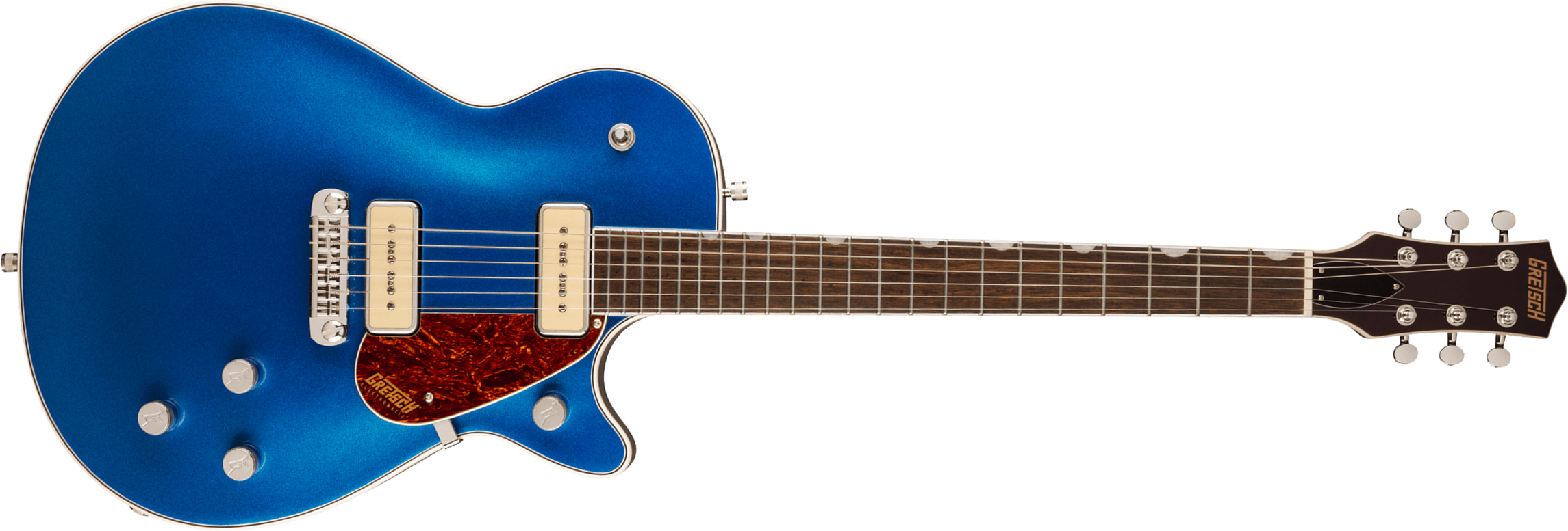 Gretsch G5210-p90 Jet Two 90 Singlecut Wraparound Electromatic 2s Ht  Lau - Fairlane Blue - Single-Cut-E-Gitarre - Main picture