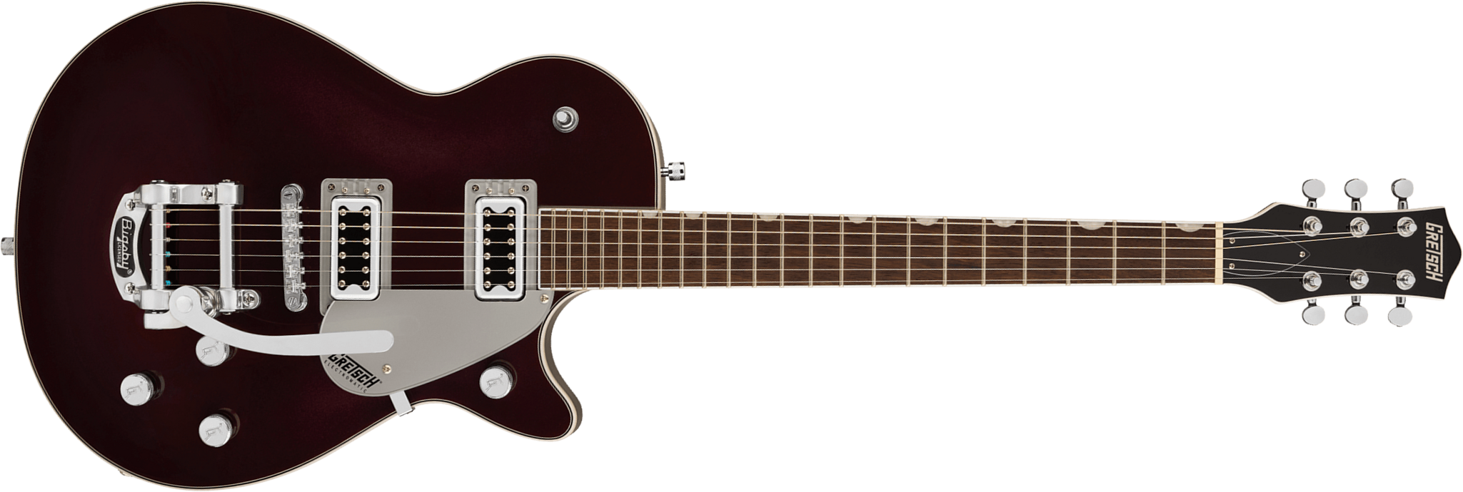Gretsch G5230t Electromatic Jet Ft Sc Bigsby 2h Trem Lau - Dark Cherry Metallic - Single-Cut-E-Gitarre - Main picture