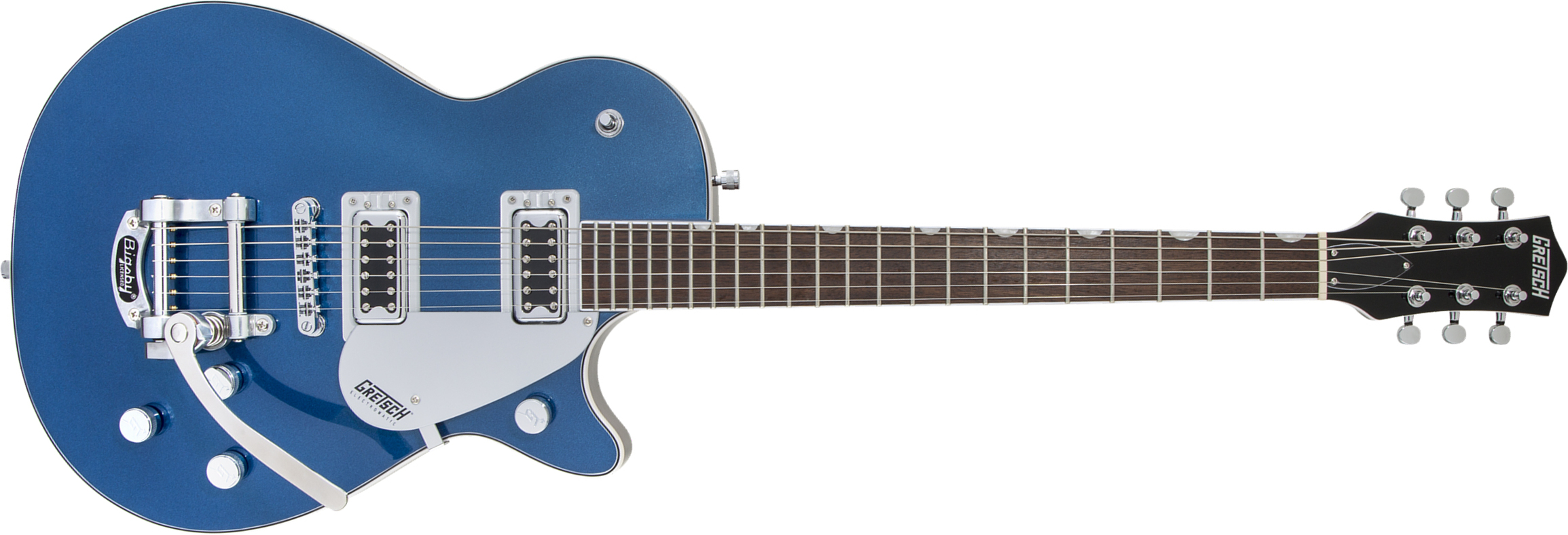 Gretsch G5230t Electromatic Jet Ft Single-cut Bigsby Hh Trem Wal - Aleutian Blue - Single-Cut-E-Gitarre - Main picture