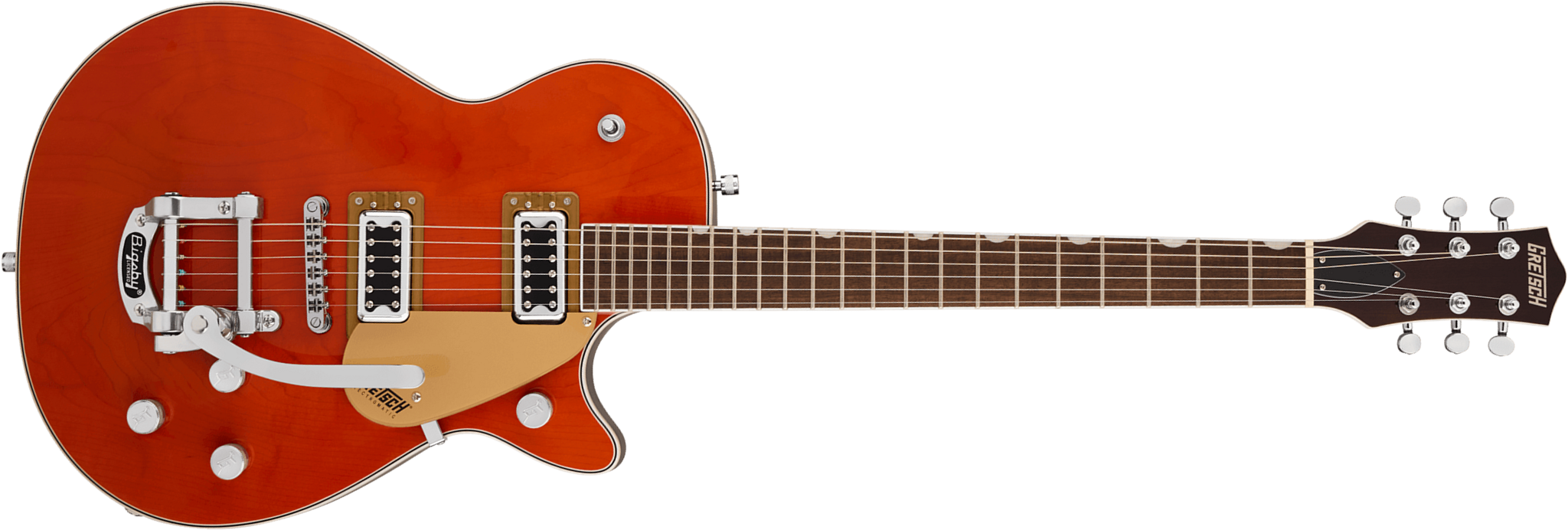 Gretsch G5230t Jet Ft Bigsby Electromatic 2h Trem Lau - Orange Stain - Single-Cut-E-Gitarre - Main picture