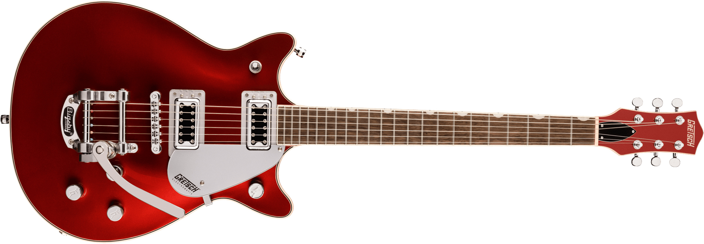 Gretsch G5232t Bigsby Electromatic Double Jet Ft 2h Trem Lau - Firestick Red - Double Cut E-Gitarre - Main picture