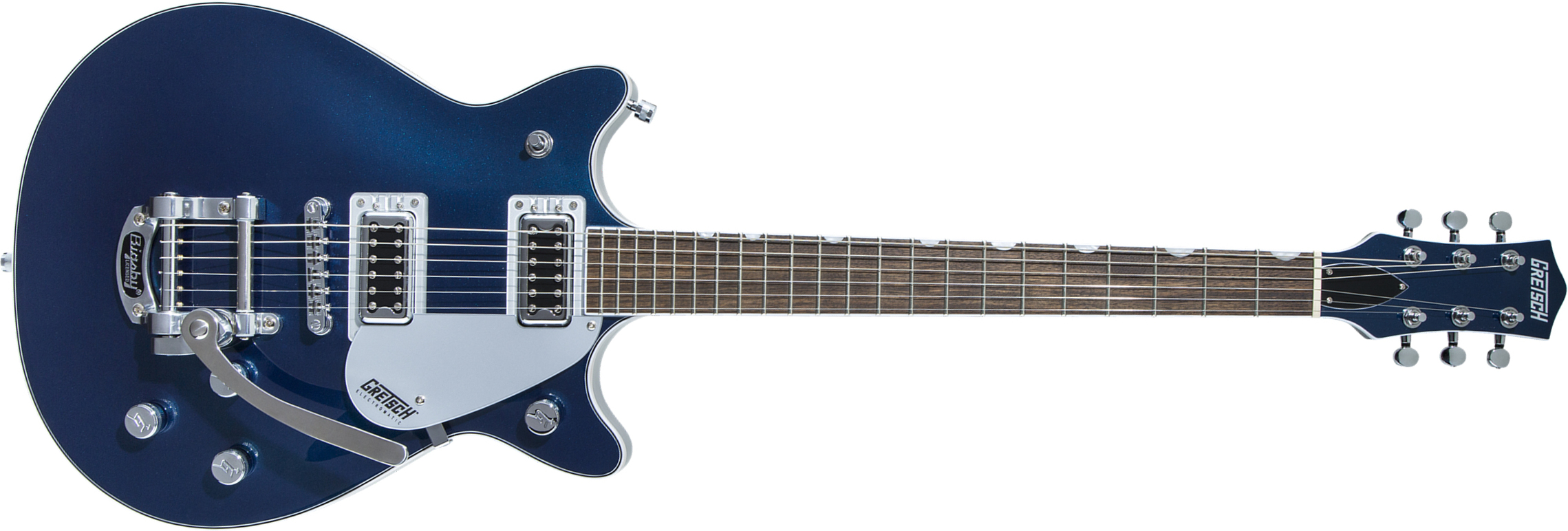 Gretsch G5232t Electromatic Double Jet Ft 2019 Hh Bigsby Lau - Midnight Sapphire - Double Cut E-Gitarre - Main picture