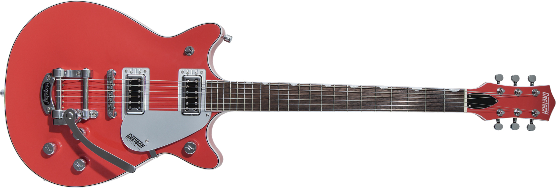 Gretsch G5232t Electromatic Double Jet Ft 2019 Hh Bigsby Lau - Tahiti Red - Double Cut E-Gitarre - Main picture