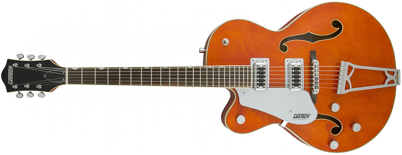 Gretsch G5420lh Electromatic Hollow Body Gaucher 2016 - Orange Stain - E-Gitarre für Linkshänder - Main picture