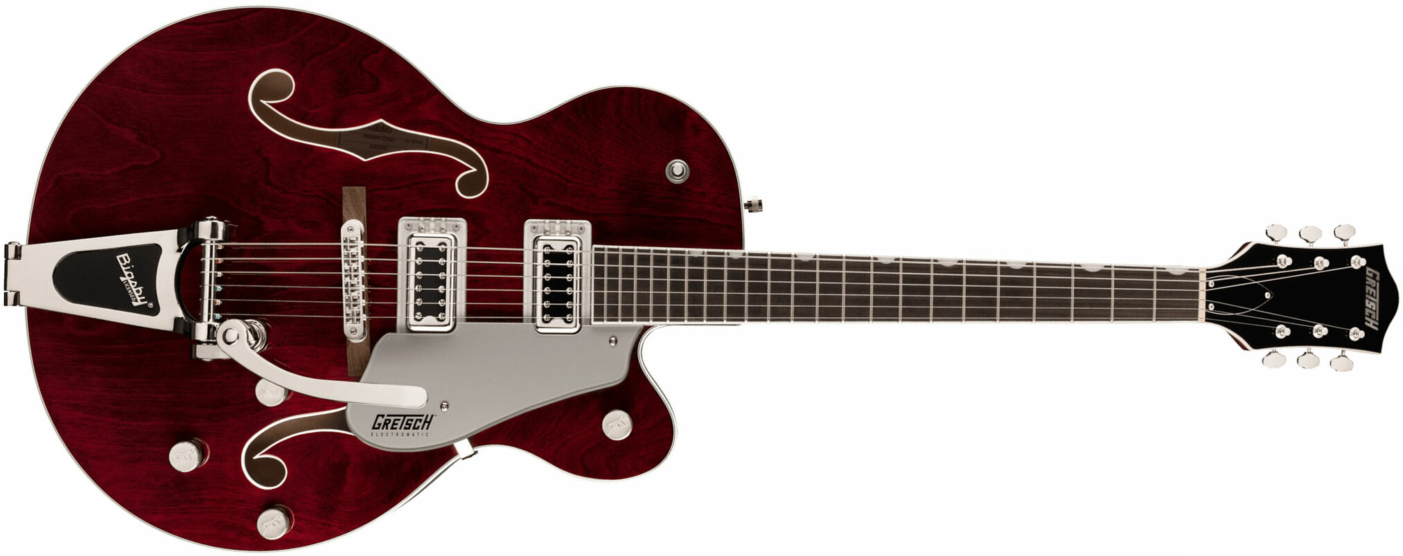 Gretsch G5420t Classic Bigsby Electromatic Hollow Body 2h Trem Lau - Walnut Stain - Semi-Hollow E-Gitarre - Main picture