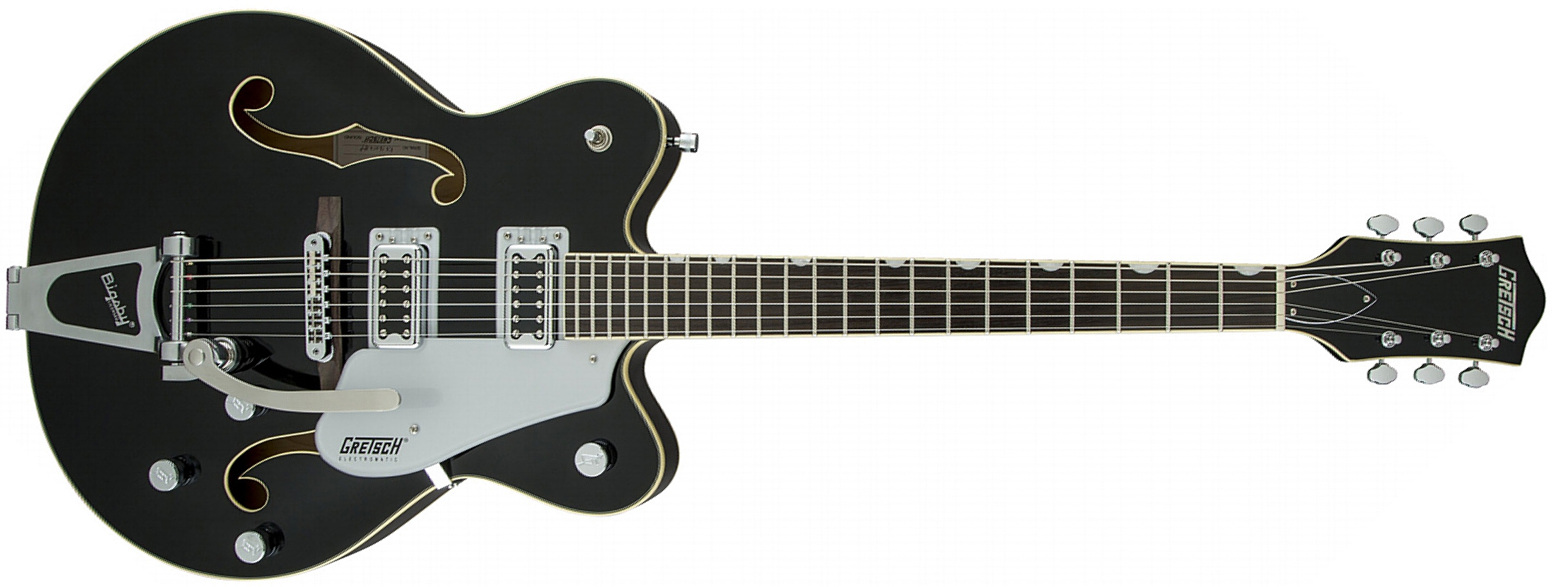 Gretsch G5422t Electromatic Hollow Body 2016 Bigsby - Black - Hollowbody E-Gitarre - Main picture