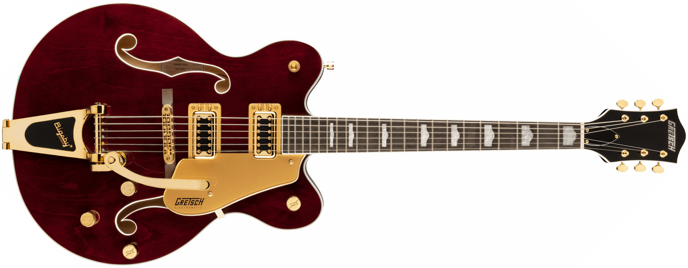 Gretsch G5422tg Electromatic Classic Hollow Body Dc Bigsby Hh Lau - Walnut Stain - Semi-Hollow E-Gitarre - Main picture