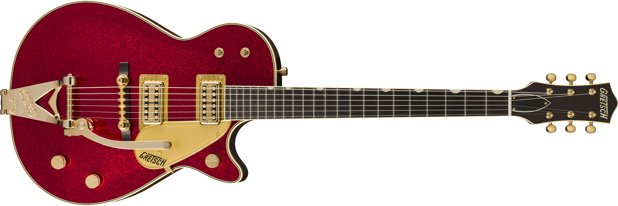Gretsch G6129tg-59vs Pro Jap Ltd 2h Trem Eb - Red Sparkle - Single-Cut-E-Gitarre - Main picture