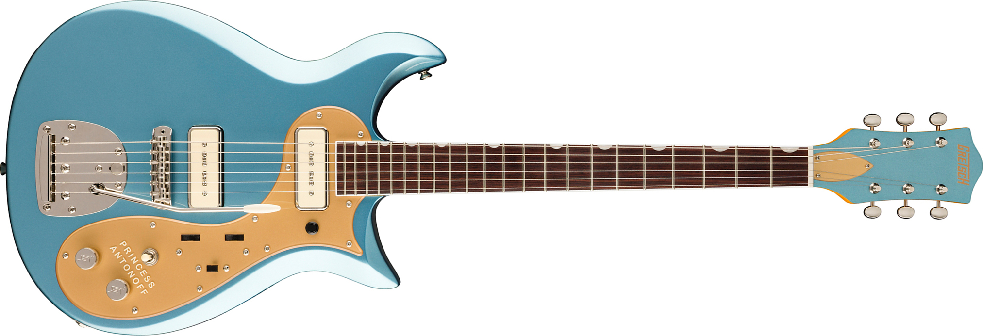 Gretsch Jack Antonoff Cvt Princess Electromatic Ltd Signature 2s Trem Rw - Mako - Double Cut E-Gitarre - Main picture