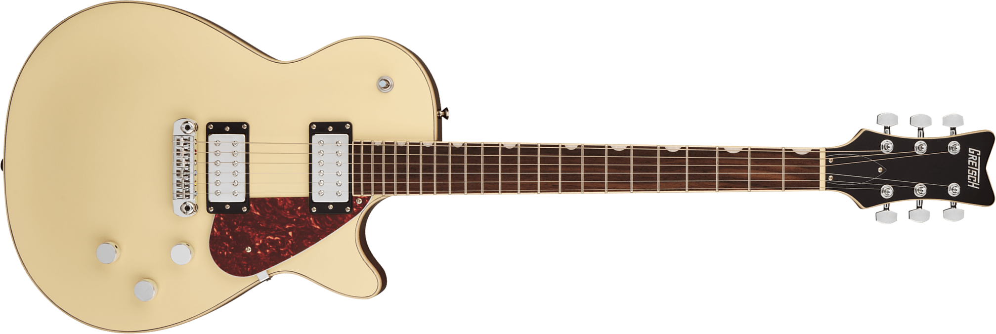 Gretsch Jet Electromatic 2h Ht Rw - Vintage White - Single-Cut-E-Gitarre - Main picture