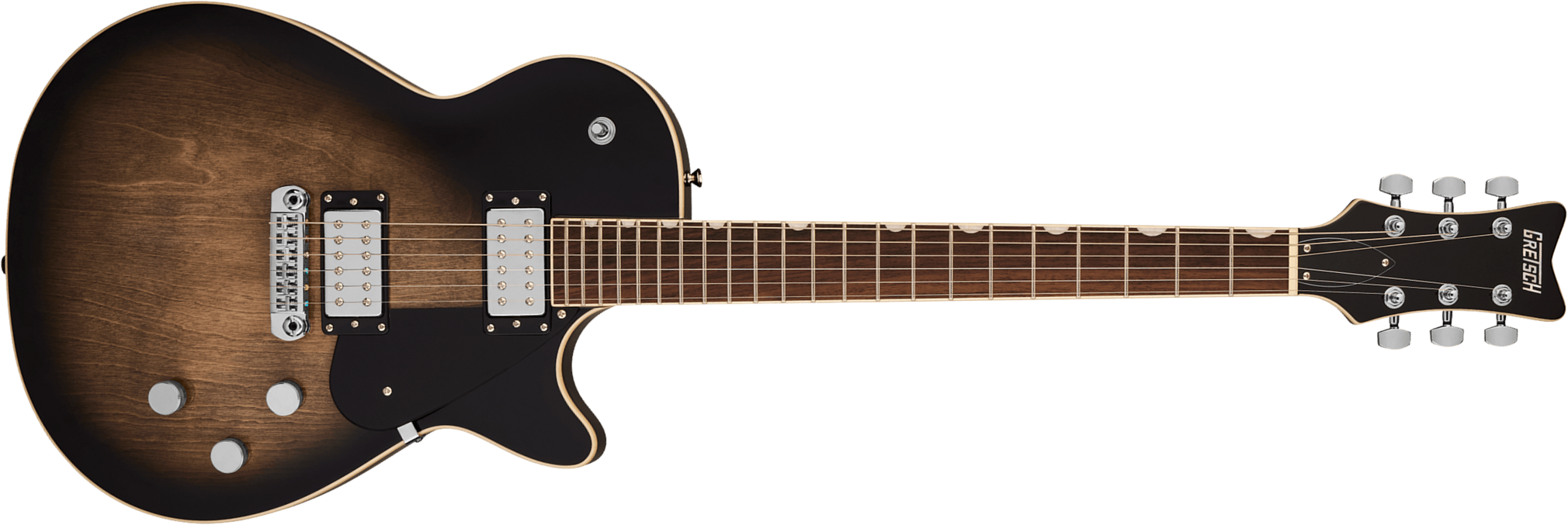 Gretsch Jet Electromatic 2h Ht Rw - Bristol Fog - Single-Cut-E-Gitarre - Main picture
