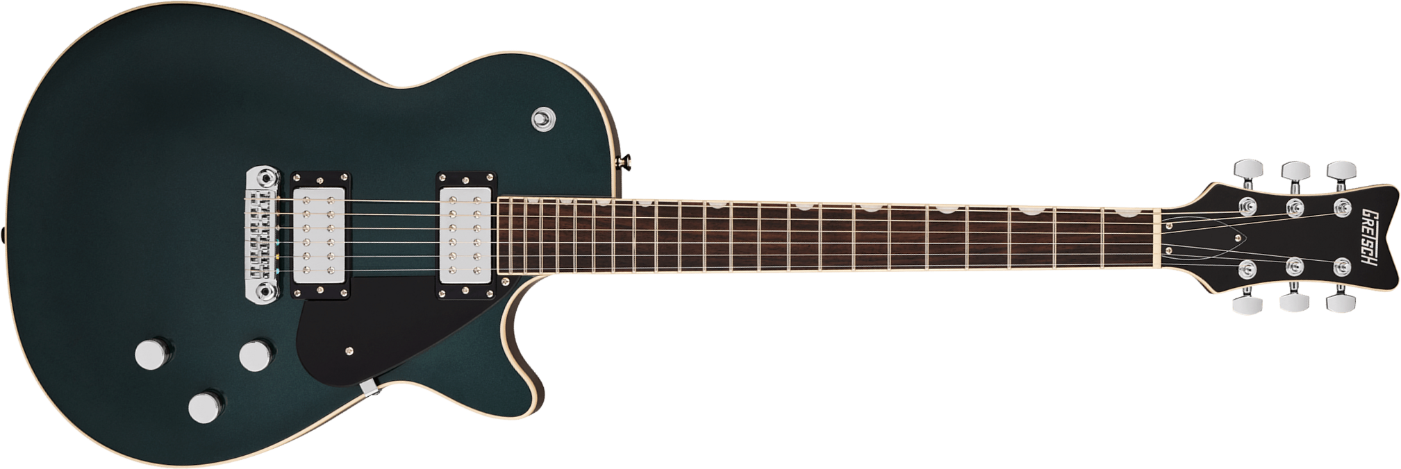 Gretsch Jet Electromatic 2h Ht Rw - Cadillac Green - Single-Cut-E-Gitarre - Main picture