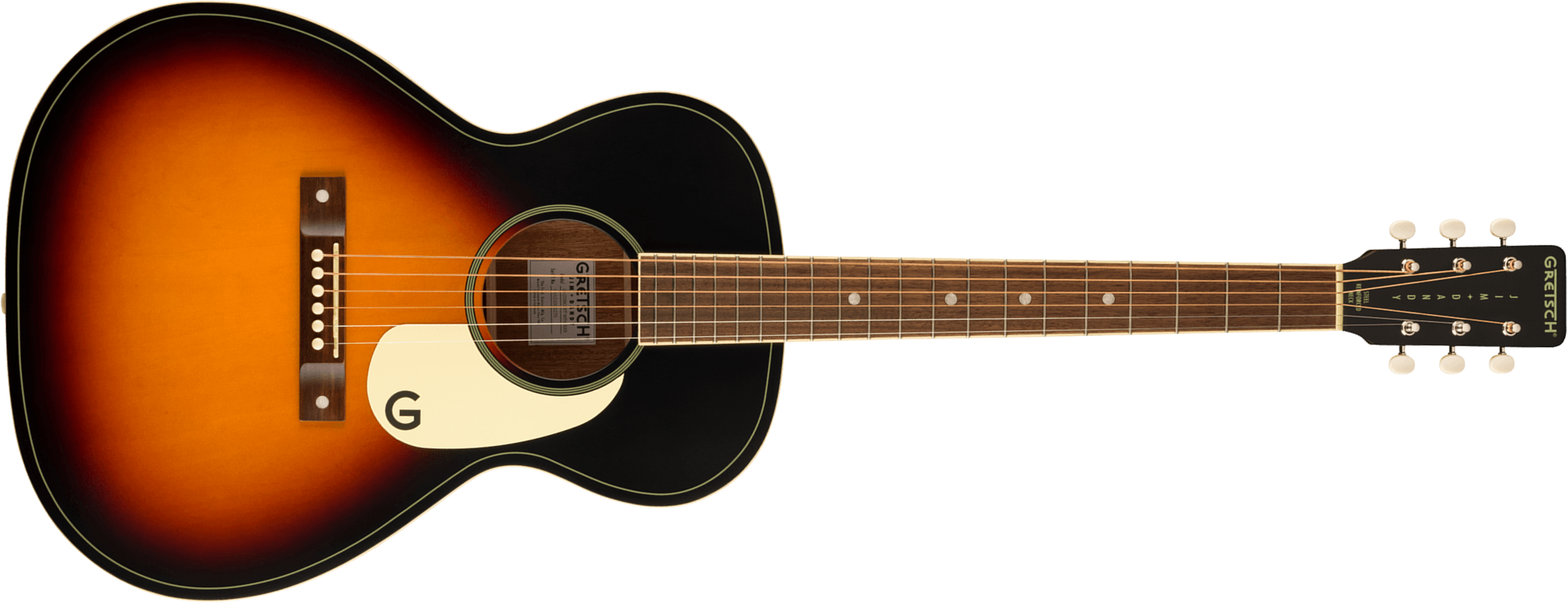 Gretsch Jim Dandy Concert Shsc Tout Tilleul Noy - Rex Burst - Folk-Gitarre - Main picture