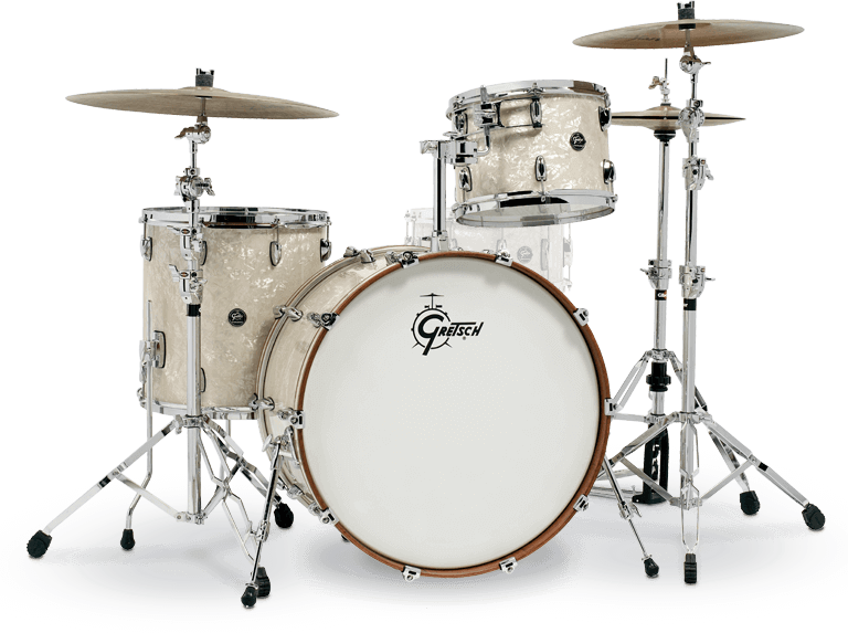 Gretsch Rn2-r643-vp Renown Maple - 3 FÛts - Vintage Pearl - Standard Akustik Schlagzeug - Main picture