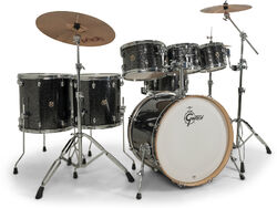 Standard akustik schlagzeug Gretsch CATALINA ERABLE 7 FUTS - 6 kessel und mehr - Black stardust