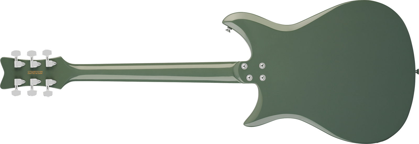 Gretsch Cvt Streamliner 2h Ht Lau - Olive Drab - Double Cut E-Gitarre - Variation 1
