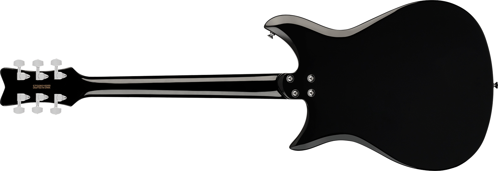 Gretsch Cvt Streamliner 2h Ht Lau - Jet Black - Double Cut E-Gitarre - Variation 1