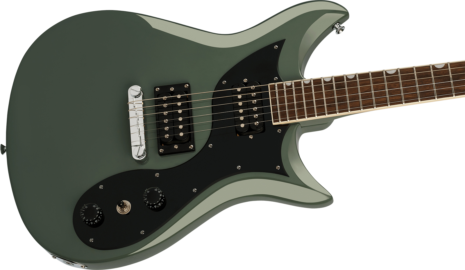 Gretsch Cvt Streamliner 2h Ht Lau - Olive Drab - Double Cut E-Gitarre - Variation 2