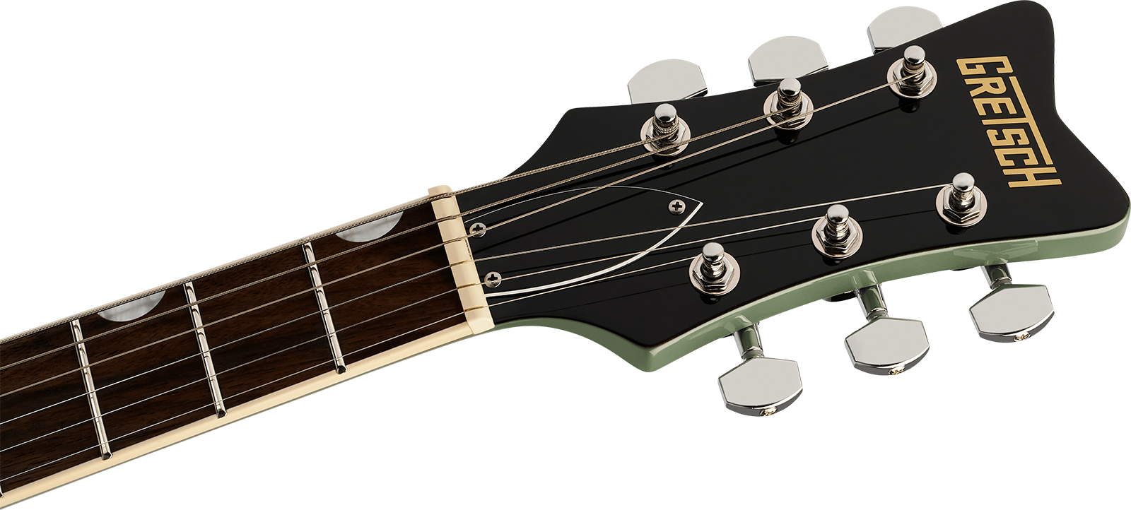 Gretsch Cvt Streamliner 2h Ht Lau - Olive Drab - Double Cut E-Gitarre - Variation 3