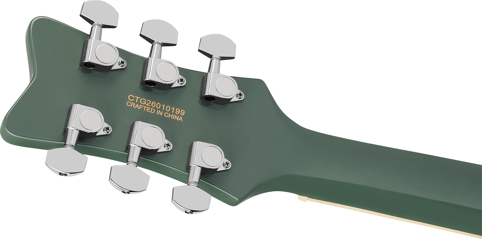 Gretsch Cvt Streamliner 2h Ht Lau - Olive Drab - Double Cut E-Gitarre - Variation 5