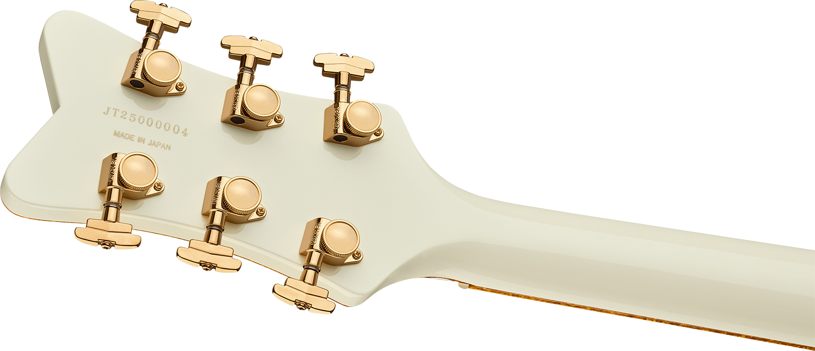 Gretsch Falcon Center Block Dc Bigsby Pro Jap Ltd 2h Trem Eb - Vintage White - Semi-Hollow E-Gitarre - Variation 3