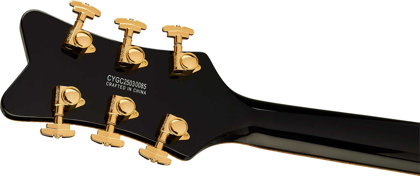 Gretsch Falcon Hollowbody Sc Bigsby Synchromatic 2h Trem Eb - Black - Semi-Hollow E-Gitarre - Variation 3