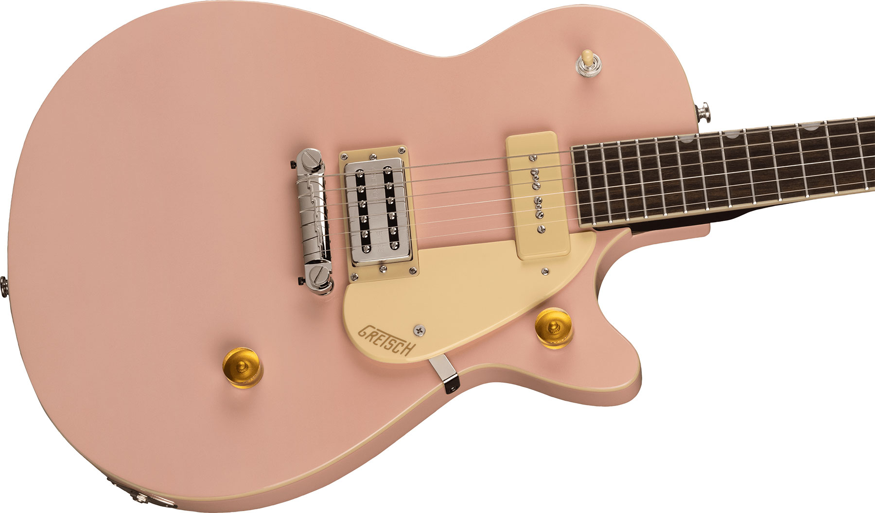 Gretsch G2215-p90 Streamliner Junior Jet Club Hs Ht Lau - Shell Pink - Single-Cut-E-Gitarre - Variation 2