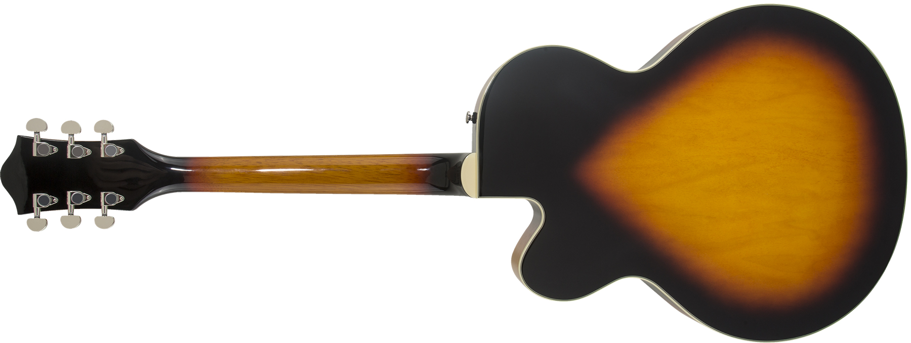 Gretsch G2420 Streamliner Hollow Body With Chromatic Ii 2h Ht Lau - Aged Brooklyn Burst - Semi-Hollow E-Gitarre - Variation 1