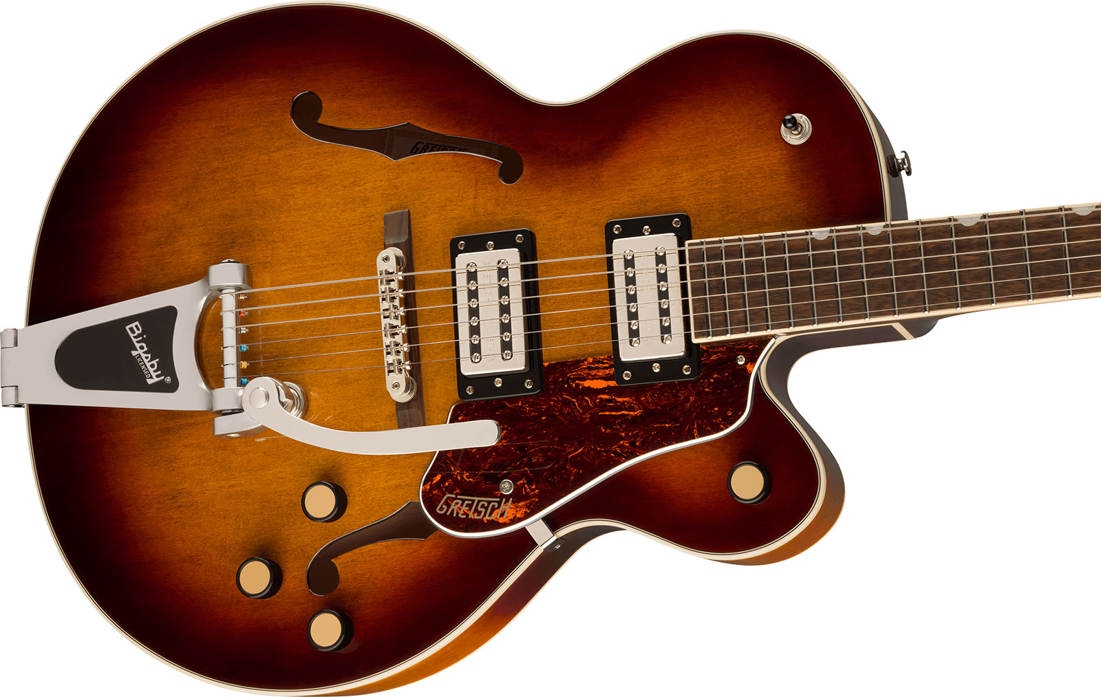 Gretsch G2420t Streamliner Hollow Body Bigsby 2h Trem Lau - Havana Burst - Hollowbody E-Gitarre - Variation 2