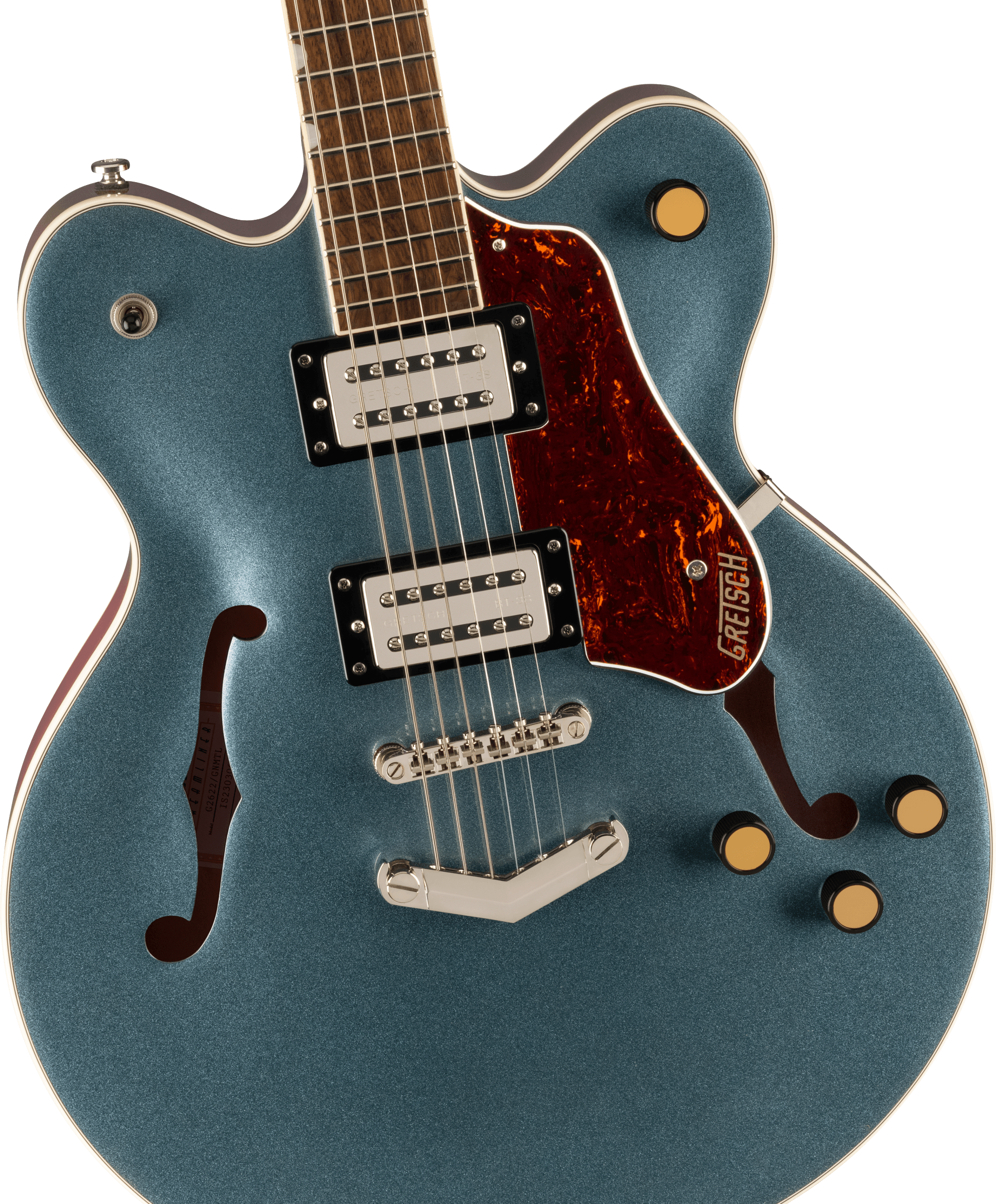 Gretsch G2622 Streamliner Center Block Dc V-stoptail 2h Ht Lau - Gunmetal - Double Cut E-Gitarre - Variation 2