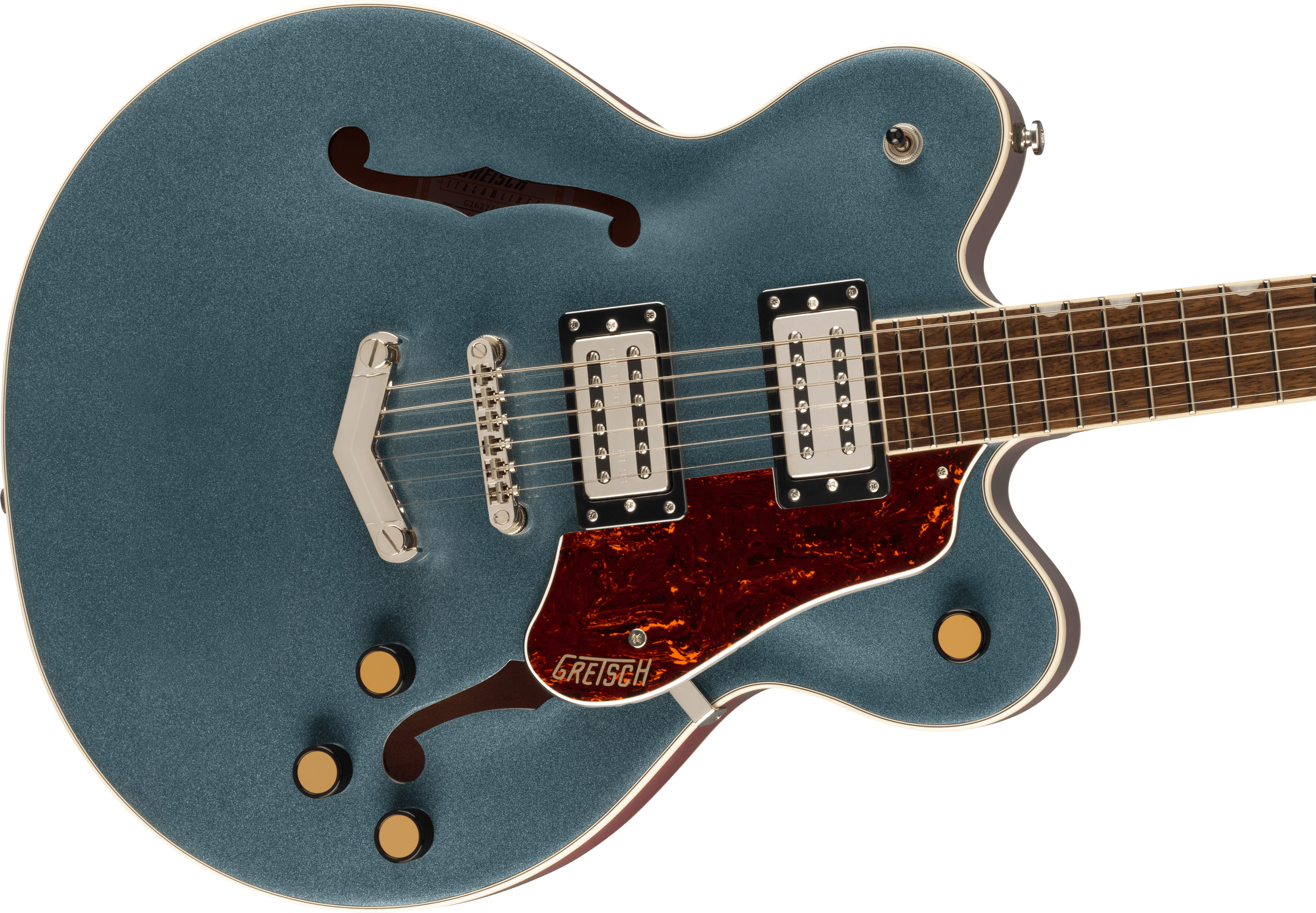 Gretsch G2622 Streamliner Center Block Dc V-stoptail 2h Ht Lau - Gunmetal - Double Cut E-Gitarre - Variation 3