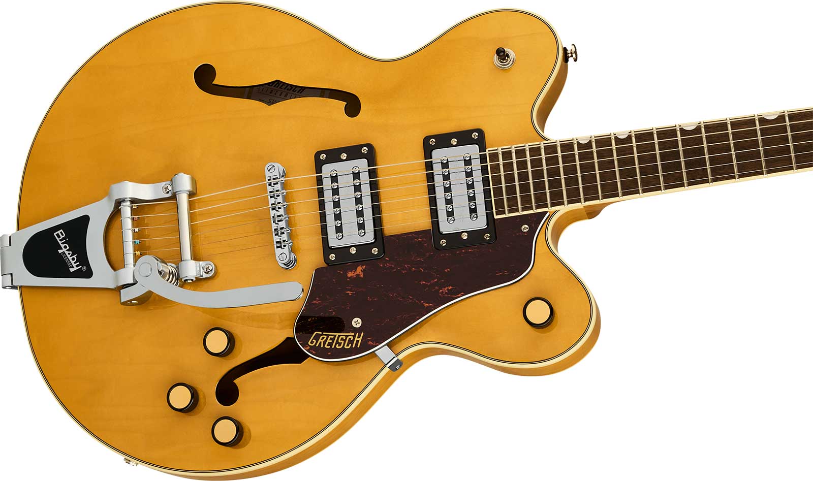 Gretsch G2622t Center Block Dc Bigsby Streamliner 2h Trem Lau - Village Amber - Semi-Hollow E-Gitarre - Variation 2