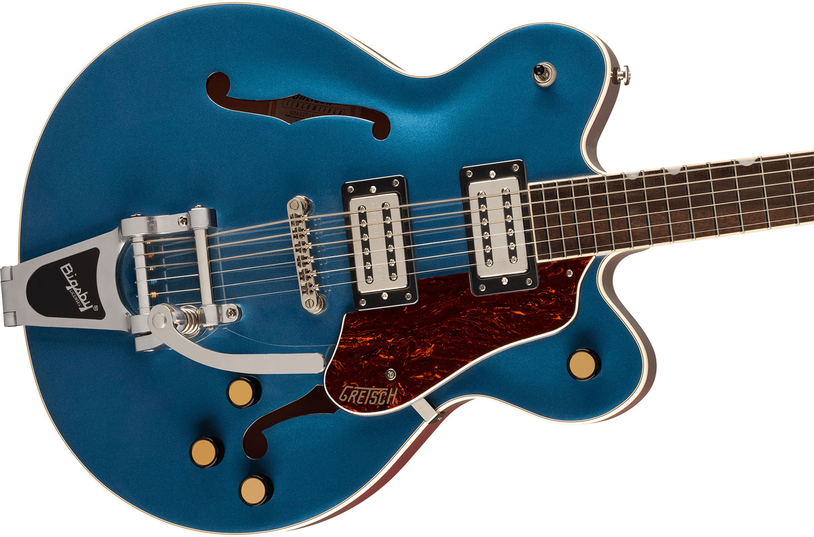 Gretsch G2622t Streamliner Center Block Dc Bigsby 2h Trem Lau - Dark Denim - Semi-Hollow E-Gitarre - Variation 2