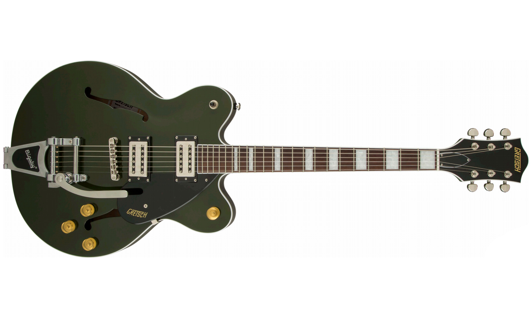 Gretsch G2622t Streamliner Center Block Bigsby - Torino Green - Semi-Hollow E-Gitarre - Variation 1