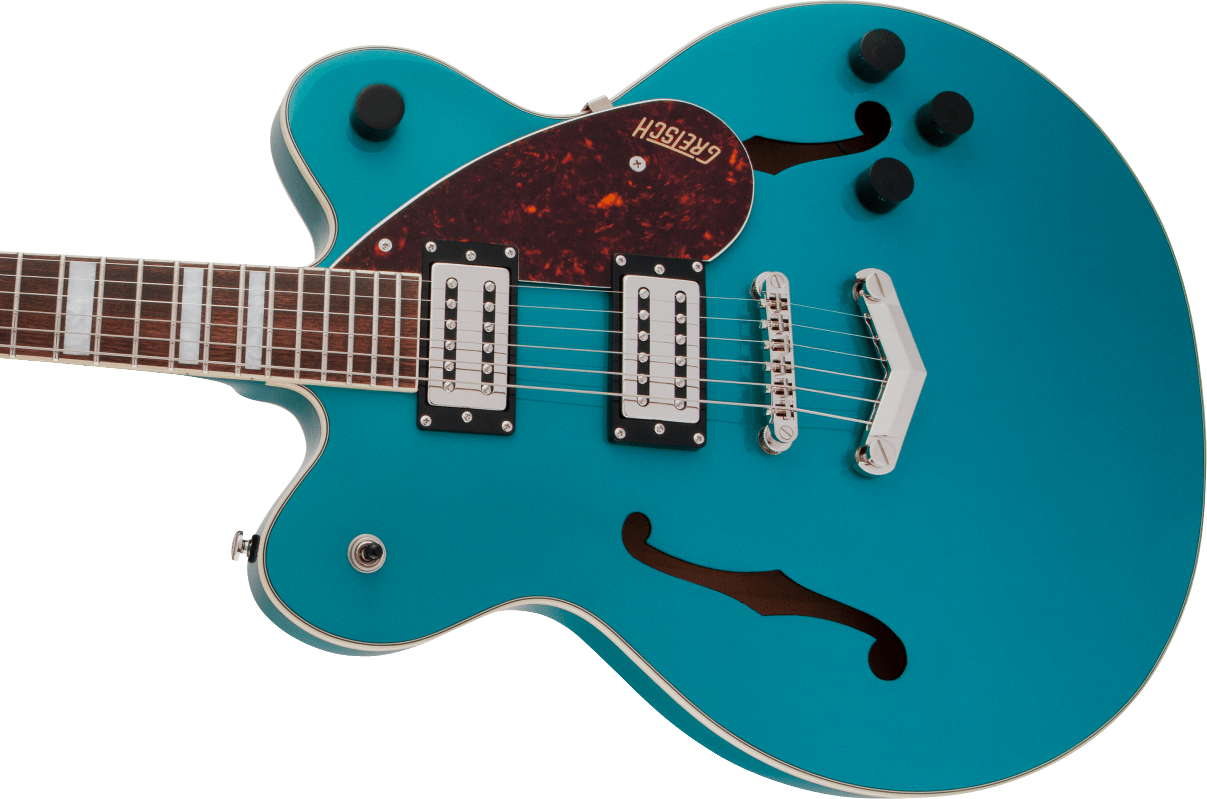 Gretsch G2622t Streamliner Center Block Jr Bigsby Hh Trem Lau - Ocean Turquoise - Semi-Hollow E-Gitarre - Variation 3