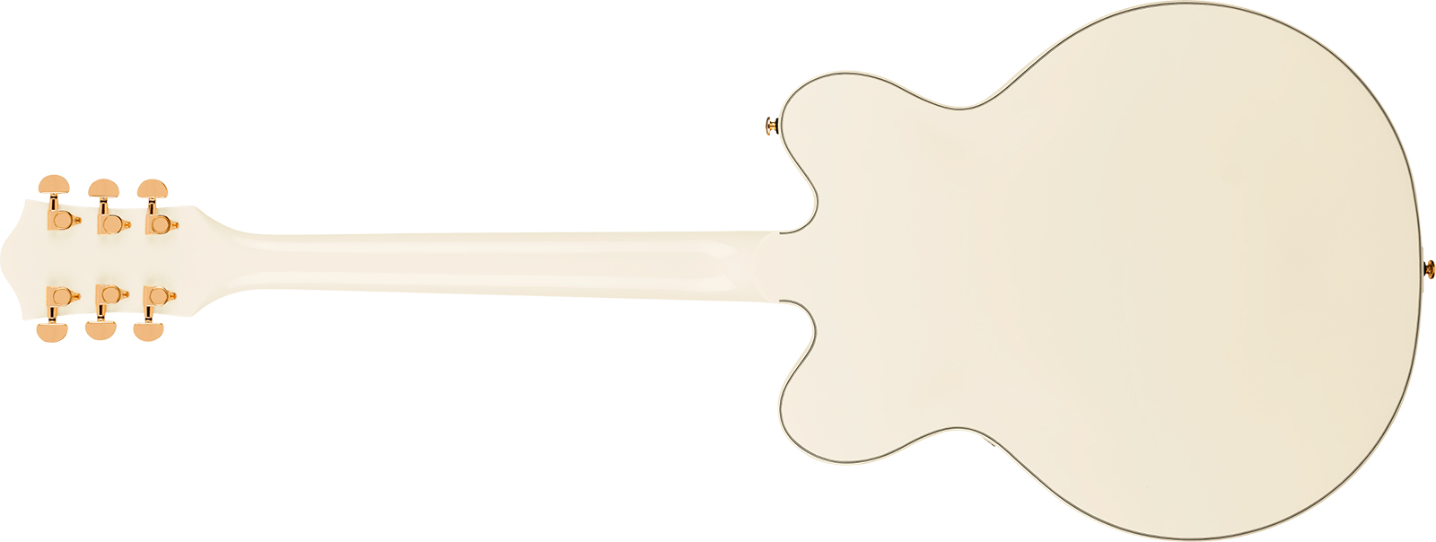 Gretsch G2622tg Bigsby Streamliner Center Block Dc Bigsby Ltd 2h Trem Lau - Vintage White - Semi-Hollow E-Gitarre - Variation 1