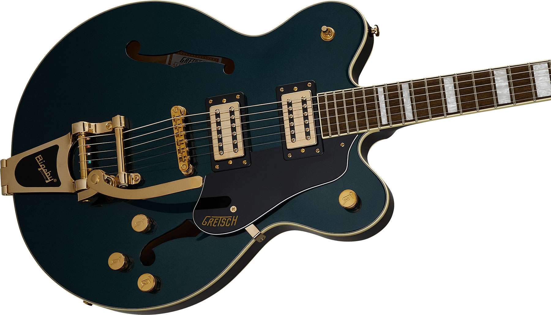Gretsch G2622tg Bigsby Streamliner Center Block Dc Bigsby Ltd 2h Trem Lau - Midnight Sapphire - Semi-Hollow E-Gitarre - Variation 2