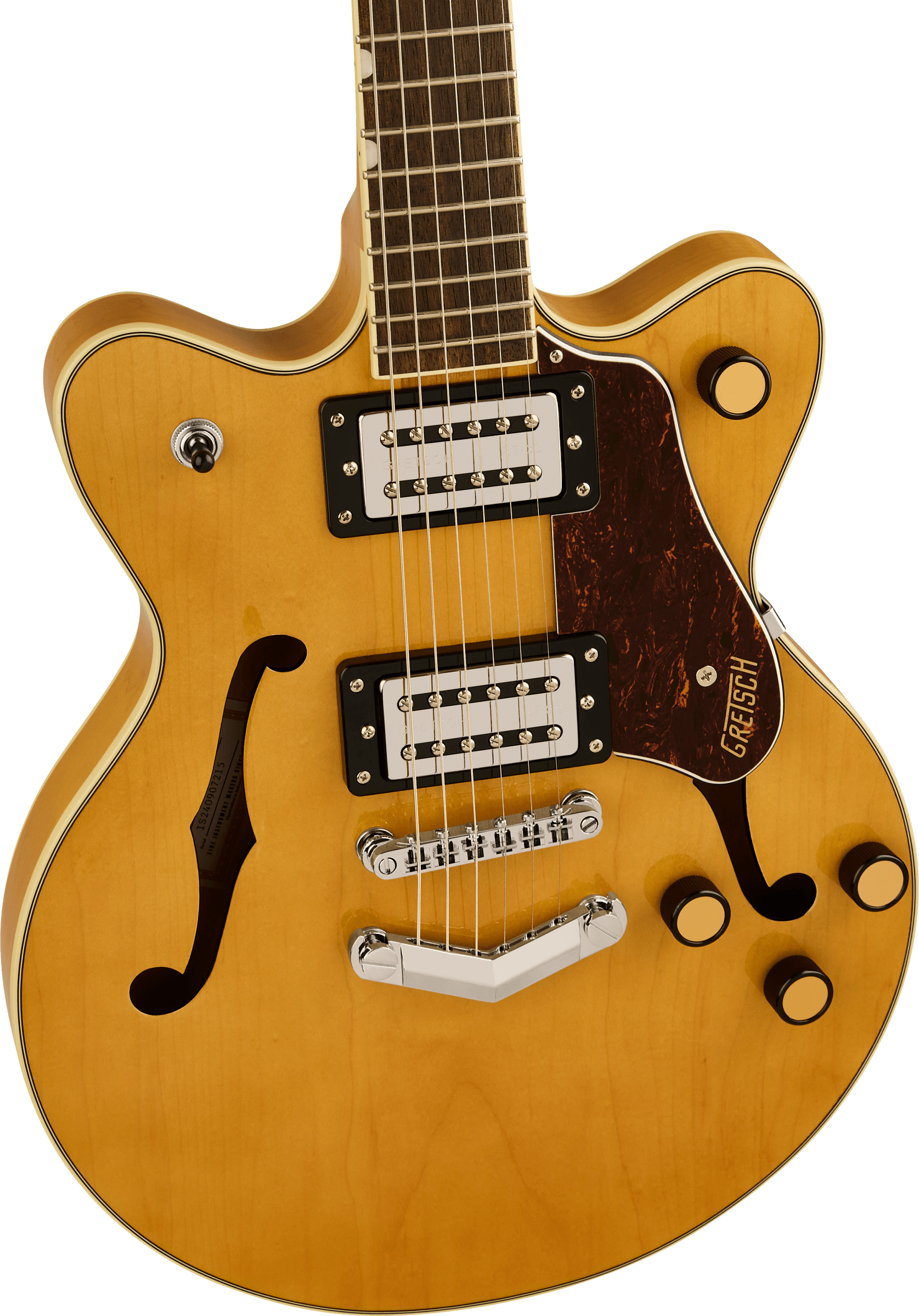 Gretsch G2655 Center Block Jr Dc V-stoptail Streamliner 2h Ht Lau - Village Amber - Double Cut E-Gitarre - Variation 2